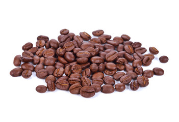 Naklejka premium Coffee bean isolated on white background