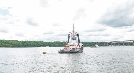 fishing boat in the sea
