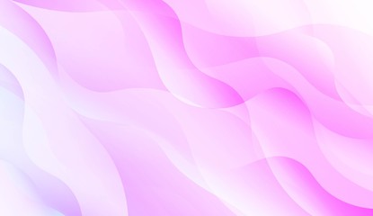 Blurred Decorative Design In Abstract Style With Wave, Curve Lines. Blur Pastel Color Smoke gradient Background. For Your Graphic Wallpaper, Cover Book, Banner. Vector Illustration.
