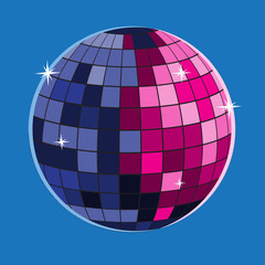 Disco ball Vector icon Disco ball Vector icon