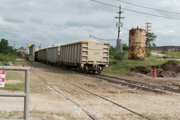 Fototapeta na wymiar train on the railway