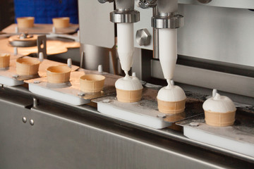 Automatic production line of icecream