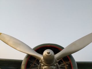 propeller of an airplane