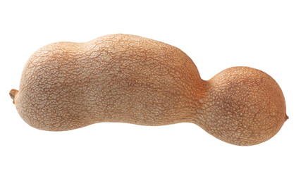 Tamarind pod t. indica, isolated