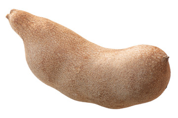 Tamarind pod t. indica, isolated
