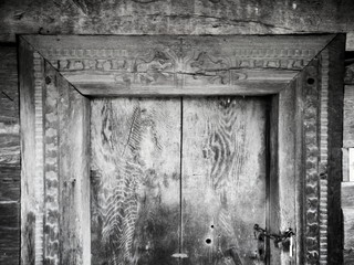 Fototapeta premium Wooden door