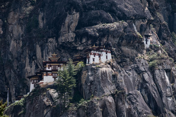Taktsang temple in Bhutan - Powered by Adobe