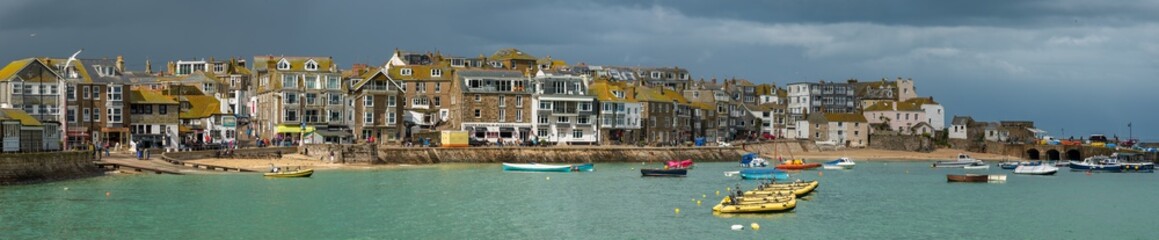 Coastal town of St Ives in Cornwall, England