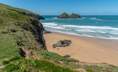 Gull Rocks aka Carter's Rocks Holywell Bay Cornwall