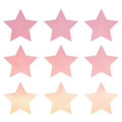 Fototapeta premium Star gradients meshes kit