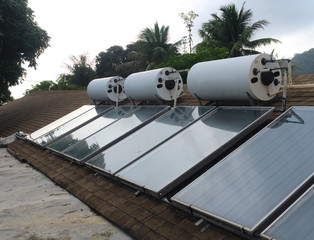 Energy Saving Technologies. solar water heating system