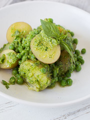 patatas asadas pesto