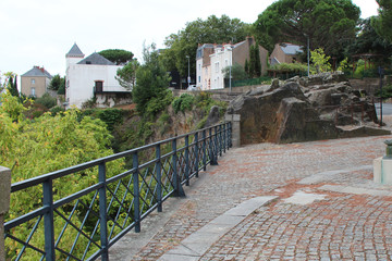 urban landscape in nantes (france)