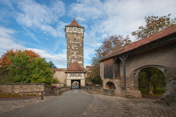 Stadtmauer Rothenburg, Rothenburg, Germany