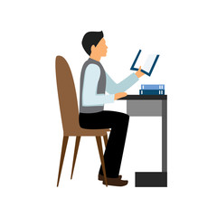 character man worker vector ilustration