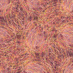 Seamless abstract pattern. The rewound thread, the texture of the sisal. Bright and unusual background.