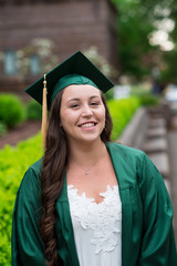 University of Oregon Graduate on Campus in Eugene