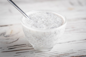 chia seeds and yogurt image