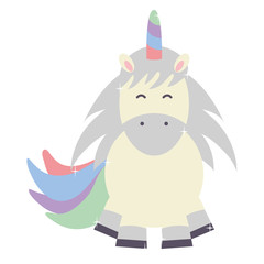 cute adorable unicorn fairy character