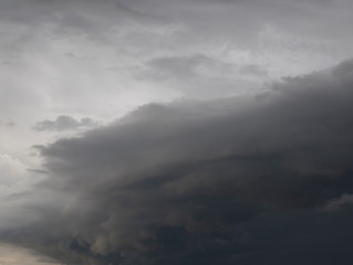 Storm clouds, dramatic sky.