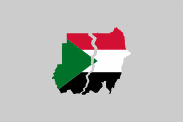 Sudan Flag Logo, Pray for Sudan, Sudan is Bleeding
