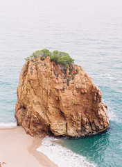 Big rock in the mediterannean