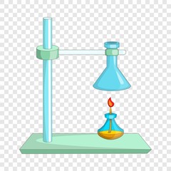 Laboratory equipment icon. Cartoon illustration of laboratory equipment vector icon for web