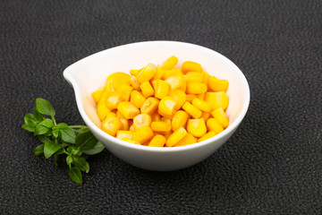Young sweet corn