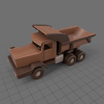 Wooden toy truck 2