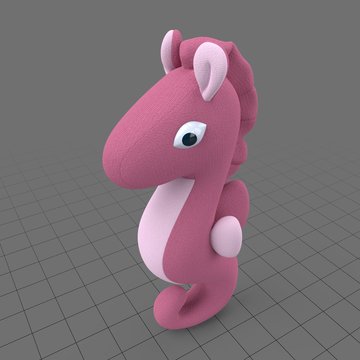 Seahorse stuffed toy