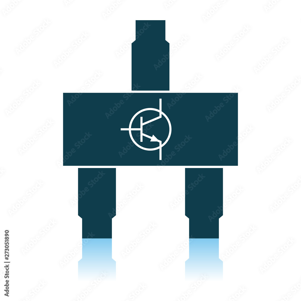 Poster smd transistor icon