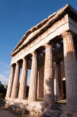 Fototapeta premium Temple of Herphaesus in the Ancient Agora - Athens, Greece