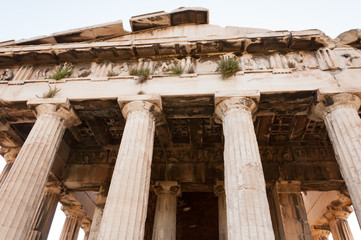 Temple of Herphaesus in the Ancient Agora - Athens, Greece