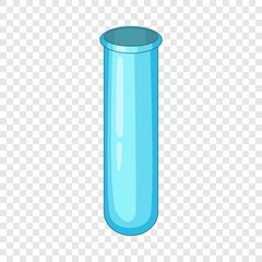 Empty beaker icon. Cartoon illustration of empty beaker vector icon for web