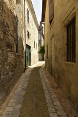Ruelle typique dans le quartier médiéval de Périgueux en Dordogne