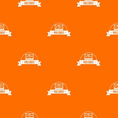 World currency pattern vector orange for any web design best
