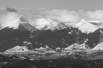 Obraz premium Chmury nad Sangre de Cristo