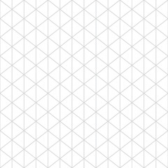 Isometric grid black. Template for your design. Seamless vector pattern of geometric shapes. Flat design.