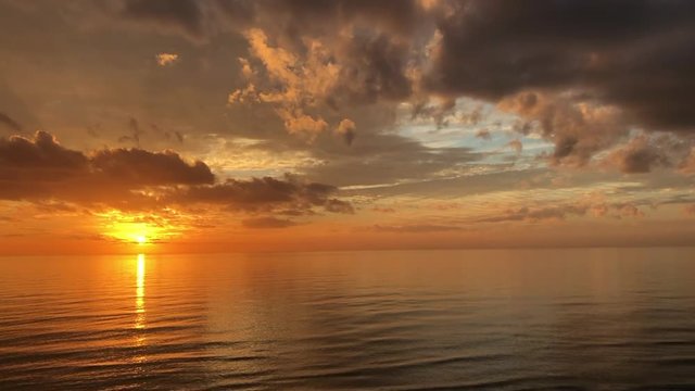 Ocean Sunset Video