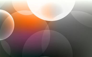Abstract Bokeh white circle background