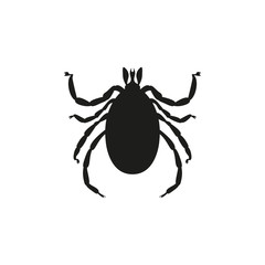 Forest tick icon. Simple vector illustration