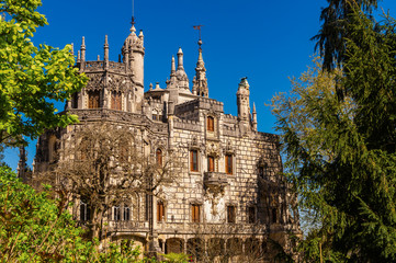 Obraz premium The Regaleira Palace, Quinta da Regaleira, Sintra, Portugal