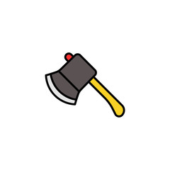 Axe vector icon sign symbol