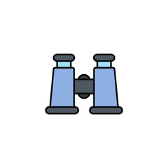 Binoculars vector icon sign symbol
