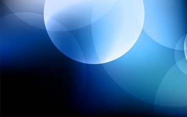 Abstract Bokeh white circle background