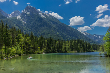 Schöne Erkundungstour entlang der Berchtesgadener Alpenvorland. - Hintersee.