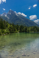 Schöne Erkundungstour entlang der Berchtesgadener Alpenvorland. - Hintersee.