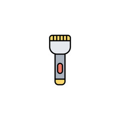 Flashlight vector icon sign symbol