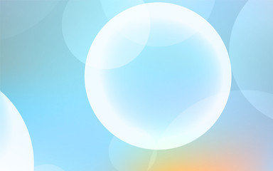 Abstract Bokeh white circle background
