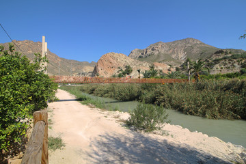 Puente Colgante de Ojós, Murcia, España
